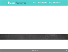Tablet Screenshot of mariasaracen.com